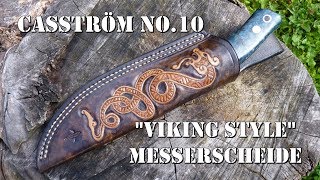 Casström No10 -Viking Style Messerscheide