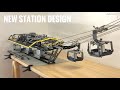 [Version 4] Lego Technic 3S Detachable Ropeway - New Station Design