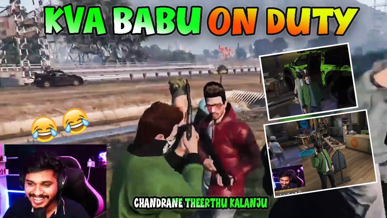 Chandrane pedich Babu KVA keriii🤣🤣 Appappan full happyy #eaglegaming #txagamingyt #tva #tkrp #gta5