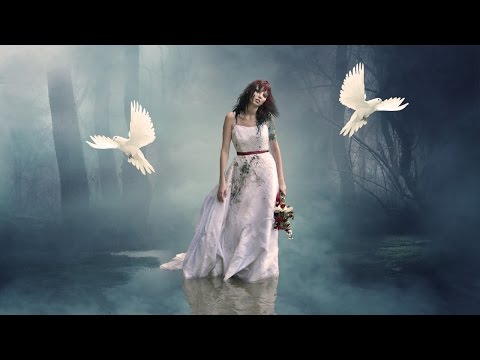 photoshop tutorial cs/cc | heart broken angel with soft fog effect and photo filter