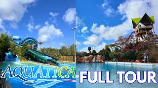 Our FULL Tour of Aquatica Orlando 2026: Florida's BEST Water Park & Water Slides!