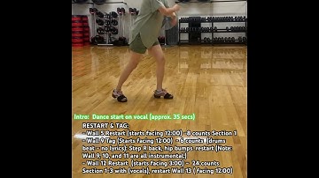 Thumbnail of Part 4 Tutorial EZ Gimme Gimme ABBA Roll Bump Line Dance 4 of 4