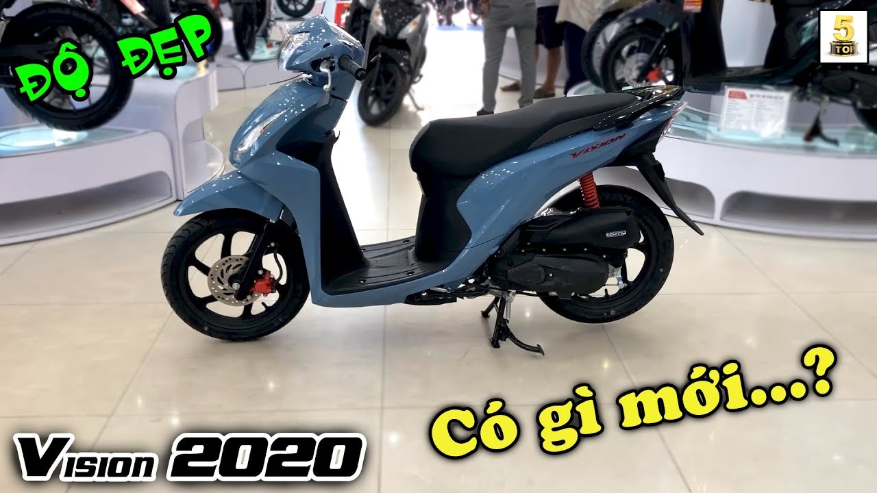 Ảnh thực tế giá bán 3 phiên bản 10 màu Honda Vision 2020