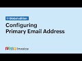 How to Configure Primary Email Address -  Zoho Invoice