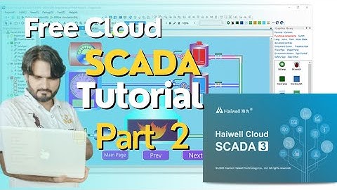 Haiwell Cloud Scada tutorial Part 02 | Configure Page Changing Button