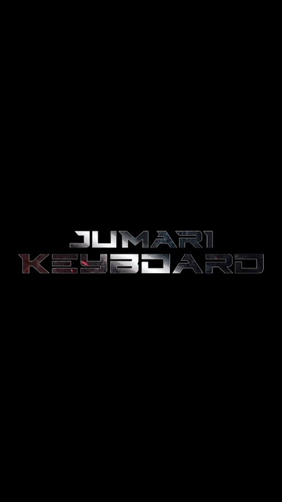 JUMARI keyboard #Jumarikeyboard #JumariAfkhal