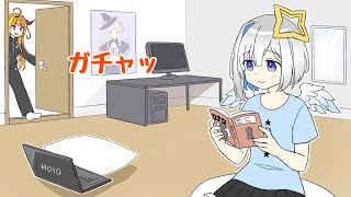 【切り抜き漫画】10秒でトイレから帰ってくる桐生ココ【桐生ココ/天音かなた/ホロライブ】