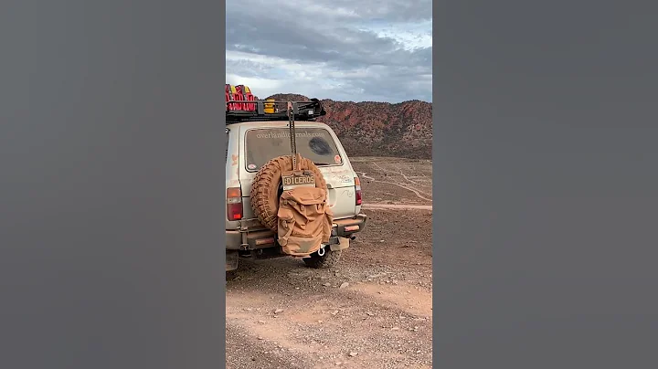 A rugged Land Cruiser in a rugged landscape. LOVE my 80 series Land Cruiser!