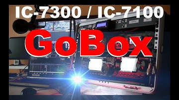 Go Box w/ IC-7300, IC-7100, SDRPlay, Hotspot, T/R Switch