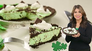 HOW TO MAKE GRASSHOPPER PIE: Easy Grasshopper Pie Recipe Made with Cool Whip & Cream Cheese