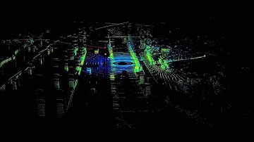 HESAI TECH LIDAR PANDAR40P 360º TESTE DE CAMPO