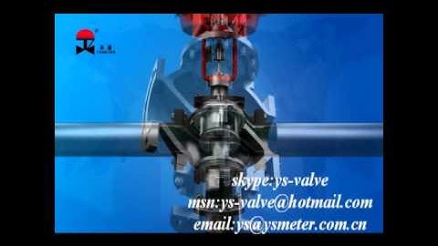 pneumatic diaphragm three way regulating valve