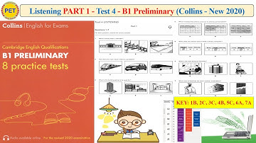 B1 Preliminary - Collins - Listening Part 1 Test 4 (2020 + Transcript + Key)