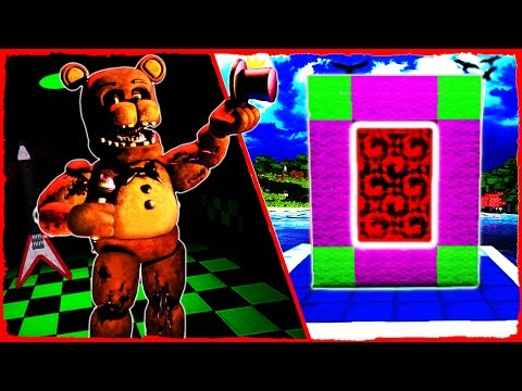 Minecraft FNAF - How to Make a Portal to FIVE NIGHTS AT FREDDY'S