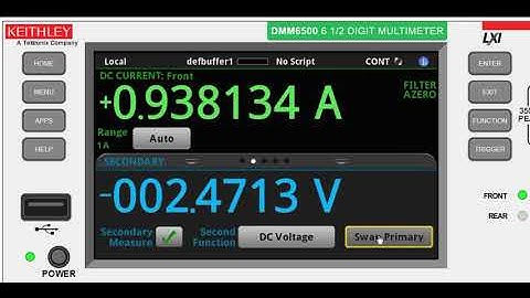 DMM6500 Votlage Measurement Bug 100V Range