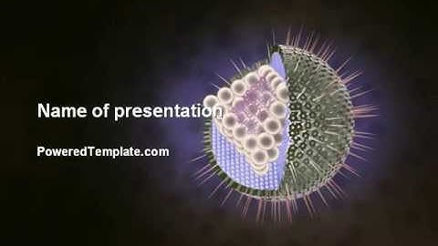 Human Immunodeficiency Virus PowerPoint Template by PoweredTemplate.com
