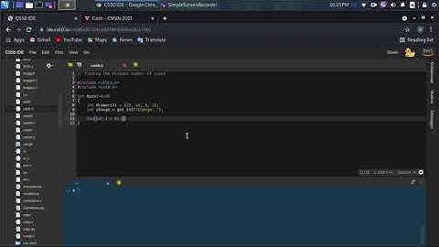 C Language: finding the minimum number of coins