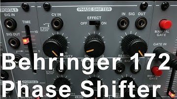 Behringer 172 Phase Shifter ~ awesome sounds & some background theory