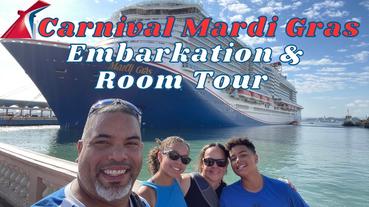 Carnival Cruise Mardi Gras 2023 Embarkation Day Balcony Room Tour