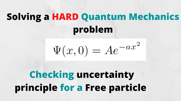 Griffiths QM Problem 2.22: Checking the Uncertainty Principle for a Free Particle (Hard Problem)