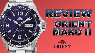 Review Orient Mako II Automático 41mm Azul  FAA02002D9