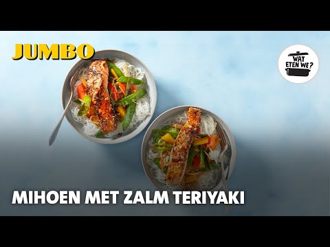 Wat eten we? Mihoen met zalm teriyaki