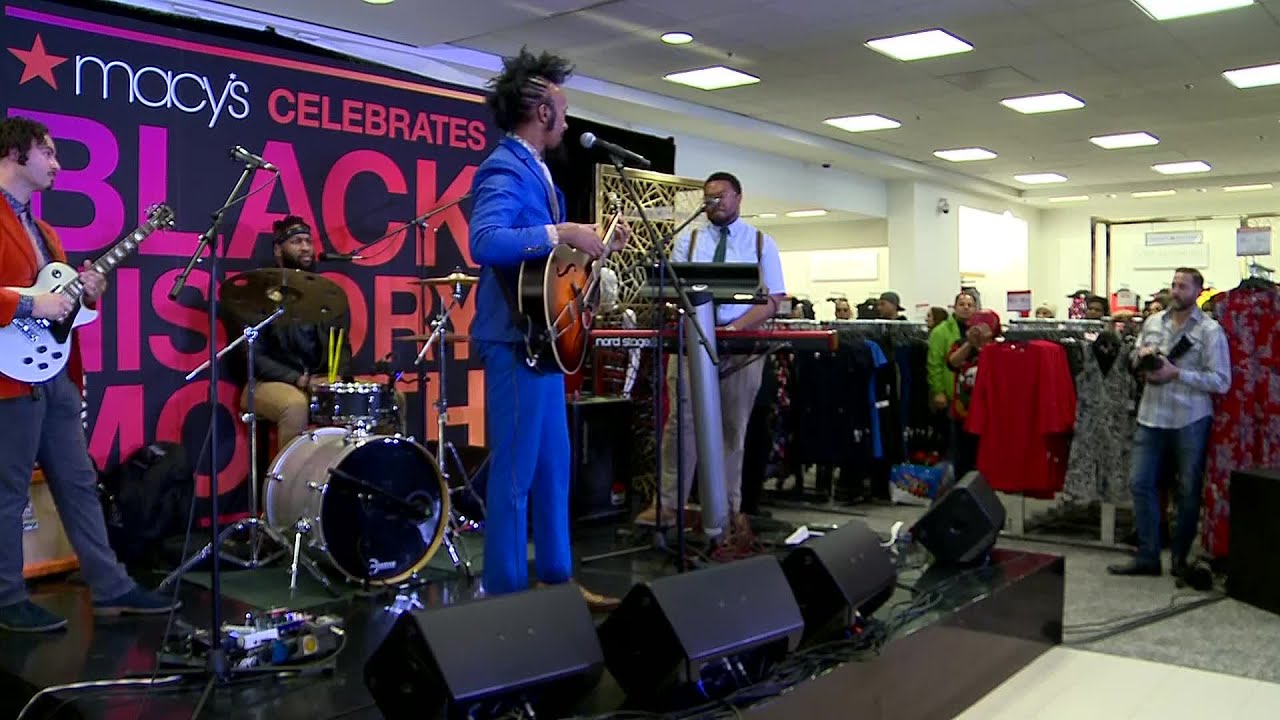 WEB EXCLUSIVE: Fantastic Negrito Shares Personal Family Story At Macy's Black History Event - YouTube