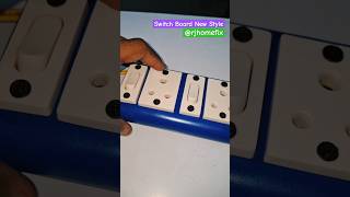Switch Board New Style | PVC Pipe hack | #pvc | #switchboard | @Rjhomefix