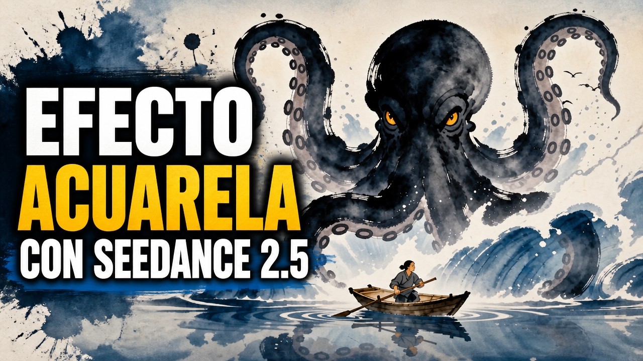 Cómo hacer Efecto Acuarela con Seedance 2.5
