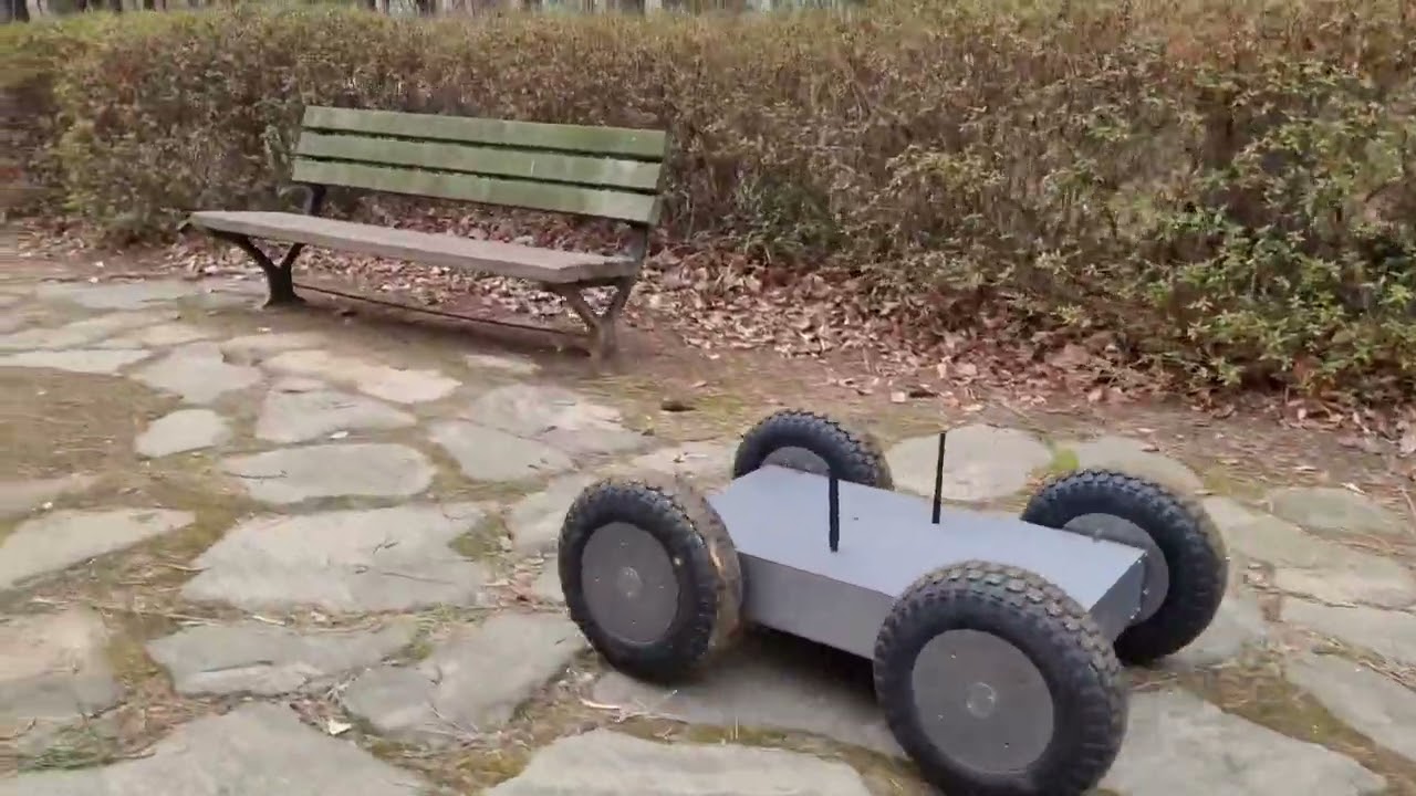 ADL200 Robot Base Platform Running In the Park
