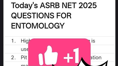 ASRB NET 2025 Entomology Paper OUT! 💥 Check Today’s Questions & Solutions | 12 nov 2025