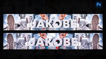 Photoshop Tutorial: How To Make A YouTube Banner (In Depth)! | IRL YouTube Banner Tutorial!