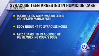 19-year-old Syracuse man accused of dismembering Rochester homicide victim