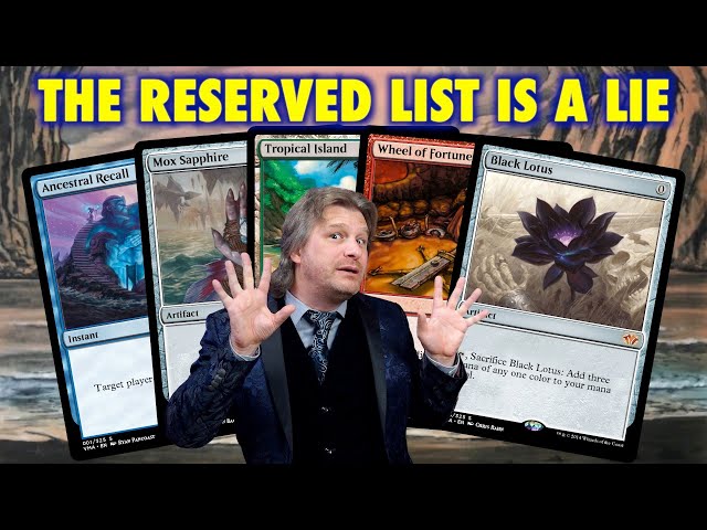 The Reserved List Is A Lie | Magic: The Gathering - YouTube The Reserved List Is A Lie | Magic: The Gathering - YouTube