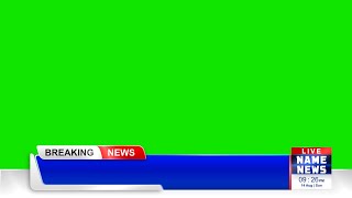 Breaking News Lowerthird | Modern Green Screen Video