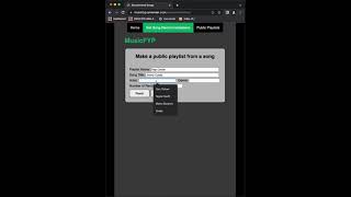 Song Recommendation Web App using Spotify API: CMSC335