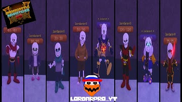 All Characters Showcase "Roblox" UnderBattle Remastered V2