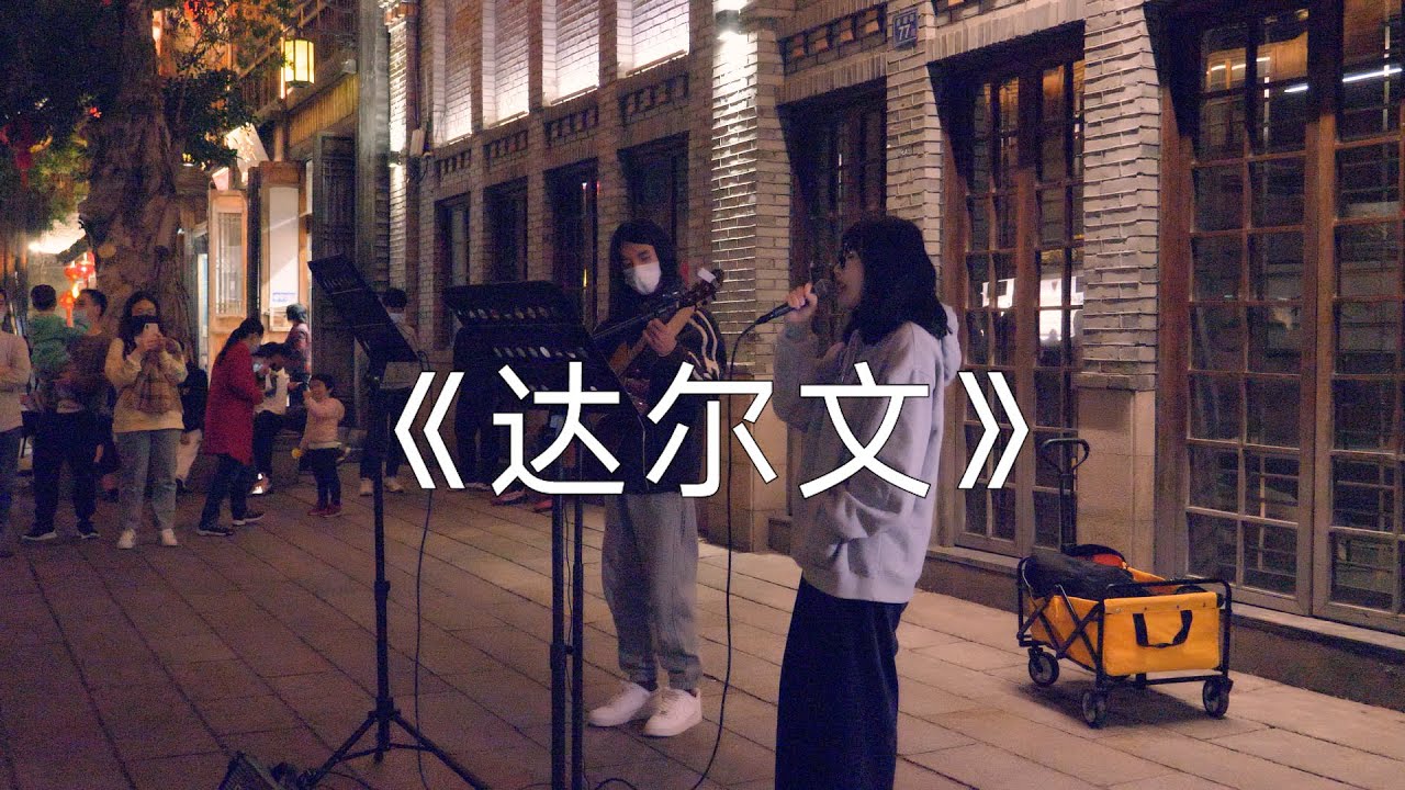 街头弹唱 蔡健雅 达尔文