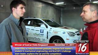 Jesse Alley talks about the EcoCar Challenge