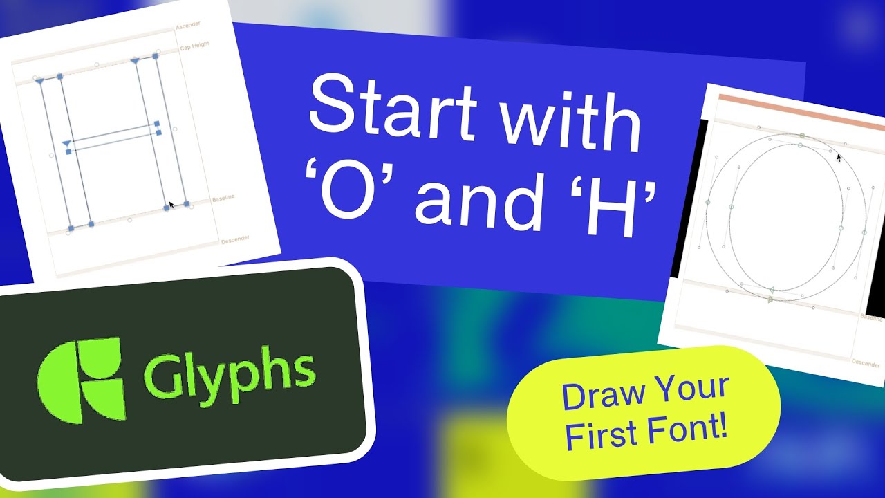 Starting Your Font Design with 'O' and 'H' in the Uppercase