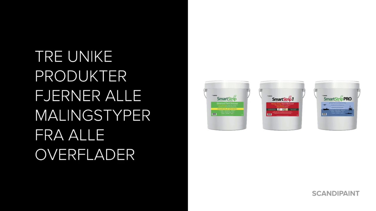 SMART STRIP FRA SCANDIPAINT FJERNER OP TIL 30 LAG MALING I EN ARBEJDSGANG