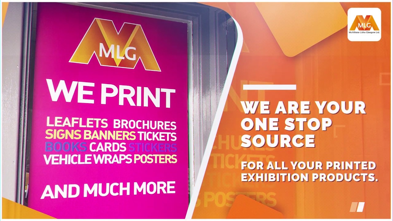 McAllister Litho Glasgow Print Company near the SEC Glasgow YouTube