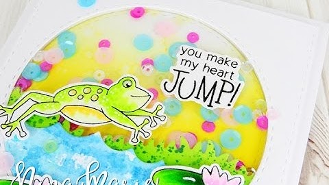 Creating a Simple Shaker Card with a Spotlight Scene using Newton