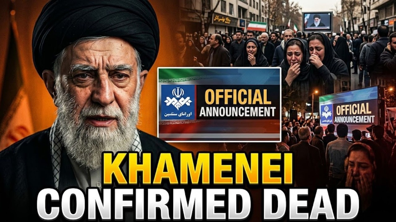 OFFICIAL: Iranian State Media confirms the passing of Ayatollah Ali Khamenei.