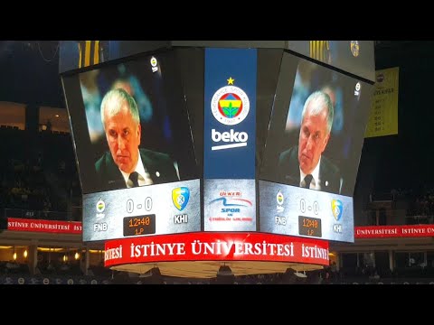 Fenerbahçe ile Euroleague'de 200. maçına çıkan Obradovic'in onurlandırıldığı anlar 👑