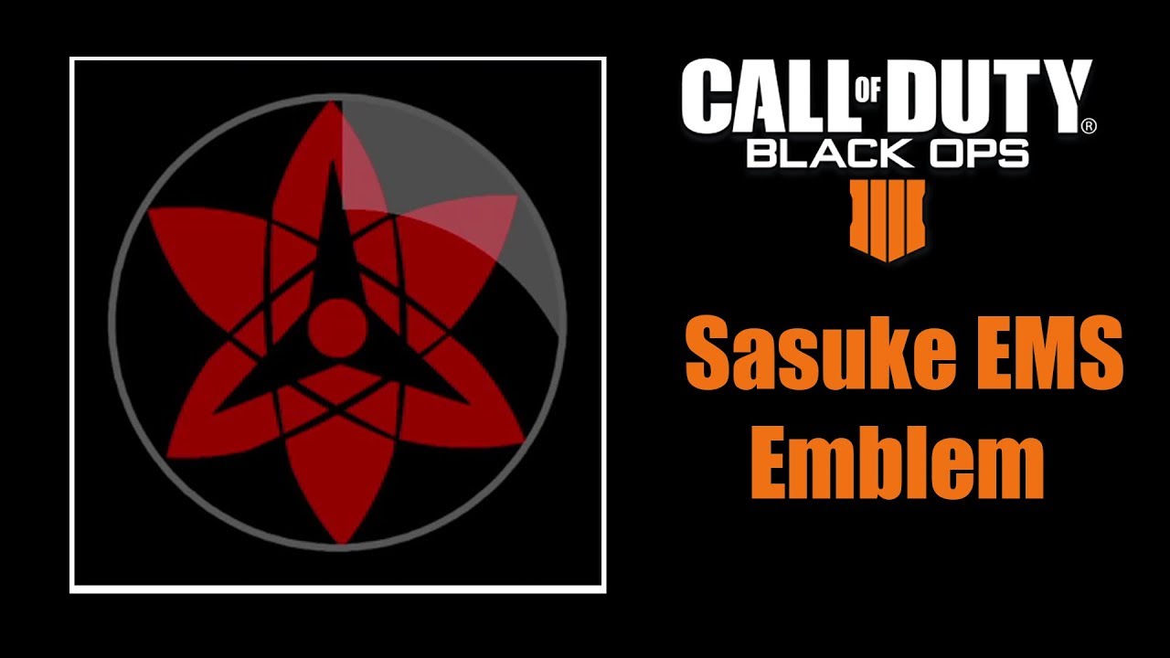 Call Of Duty Black Ops 4 Sasuke Eternal Mangekyou Sharingan Emblem