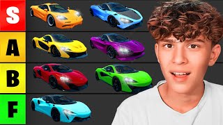 Ranking EVERY Mclaren In Driving Empire!