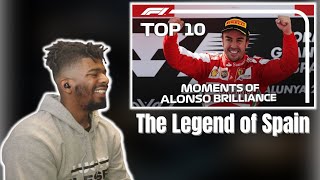 Top 10 Moments of Fernando Alonso Brilliance | DTN REACTS