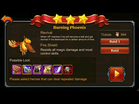 Heroes Charge : Outland Portal difficulty 9 Burning Phoenix