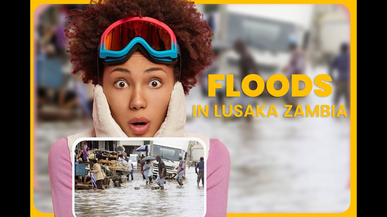 Some parts of Lusaka Zambia ( floods in town )